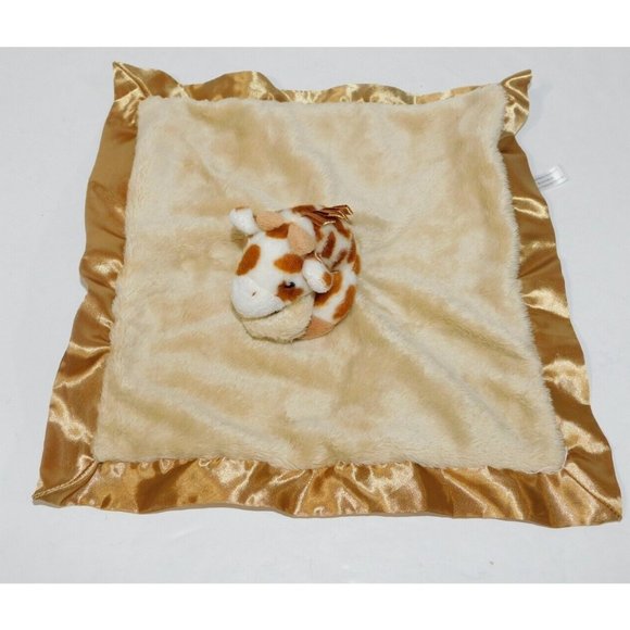 CLOUD B Peekaboo Lovie Tan Brown plush Giraffe Security Blanket Lovey nunu - Picture 5 of 8